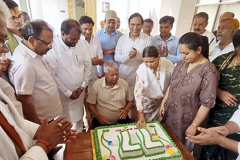 Lalu's 77th birthday